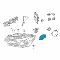 OEM 2020 BMW X6 Led Mod.Turn Signal/Daytime Running Diagram - 63-11-9-477-989