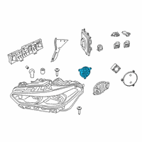 OEM 2019 BMW X5 Led Module For Daytime Driving Diagram - 63-11-9-477-986