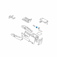 OEM 2010 Ford Flex Power Outlet Ring Diagram - YF1Z-15K040-AA