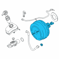 OEM 2006 BMW 330xi Power Brake Booster Diagram - 34-33-6-779-721