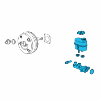 OEM 2012 Chevrolet Corvette Master Cylinder Diagram - 19418187