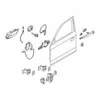 OEM BMW X1 Operating Rod, Door Front Left Diagram - 51-21-2-990-417