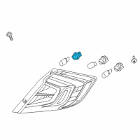 OEM Honda Socket (T16) Diagram - 33304-SZW-003