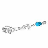 OEM Chevrolet Corvette Valve Assembly Nut Diagram - 13581557