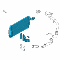 OEM 2014 Ford Special Service Police Sedan Intercooler Diagram - DG1Z-6K775-A