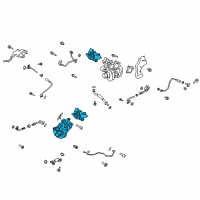 OEM Lincoln Turbocharger Diagram - JL7Z-6K682-A