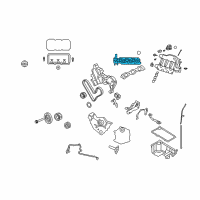 OEM 2010 Dodge Journey Engine Intake Manifold Lower Diagram - 4892233AB