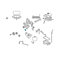 OEM Chrysler Sebring Gasket-Timing Case Cover Diagram - 4483443