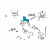 OEM 2009 Dodge Avenger Cover-Timing Case Diagram - 4892136AC