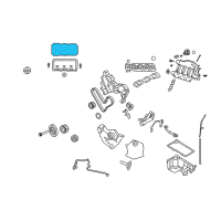 OEM Dodge Journey Gasket-Cylinder Head Cover Diagram - 4892146AA