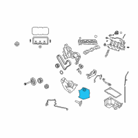 OEM 2008 Dodge Avenger Cover-Timing Case Diagram - 4892270AA