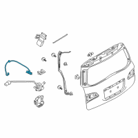 OEM Nissan Switch Assy-Trunk Opener Diagram - 25380-1LA0A