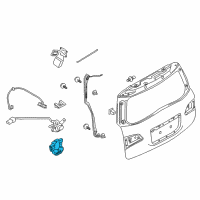 OEM 2012 Infiniti QX56 Lock Assembly Tail Gate Diagram - 90500-1AA1A