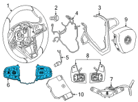 OEM 2019 BMW 330i xDrive SWITCH, MULTIFUNCT. STEERING Diagram - 61-31-9-873-214