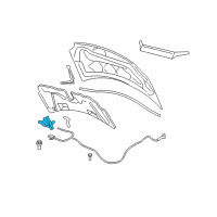 OEM 2004 Ford Freestar Latch Diagram - 6F2Z-16700-AA