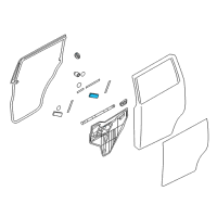 OEM Infiniti QX56 Tape-Seal Diagram - 80854-1LA1A