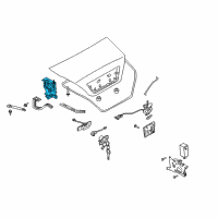 OEM Infiniti Motor-Auto Trunk Lid Diagram - 84490-CW50B