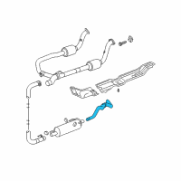 OEM 2004 Dodge Ram 1500 Pipe-Tail Diagram - 5290338AF