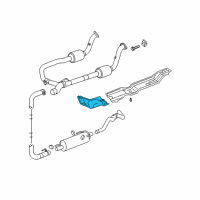 OEM Dodge Ram 3500 Shield-Heat Diagram - 55275779AC