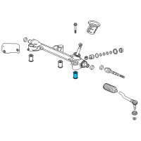 OEM 2020 Honda Passport Bush, Gear Box Mounting Diagram - 53686-TG7-A01