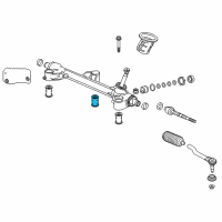 OEM 2022 Honda Passport Bush, Gear Box Mounting Diagram - 53684-TG7-A01