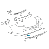 OEM Buick Reflector Diagram - 39123506