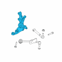 OEM 2020 Ford Mustang Knuckle Diagram - FR3Z-3105-A