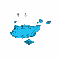 OEM 2012 Lincoln MKT Composite Assembly Diagram - AE9Z-13008-F