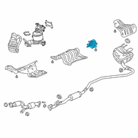 OEM Honda Insight PLATE C, FLR HT/BAF Diagram - 74651-TXM-A00