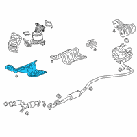 OEM 2019 Honda Insight PLATE A, FLR HT/BAF Diagram - 74600-TXM-A00