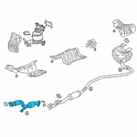 OEM 2019 Honda Insight Converter Complete Diagram - 18160-6L2-A00