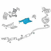 OEM 2020 Honda Insight PLATE B, FLR HT BAF Diagram - 74611-TXM-A00