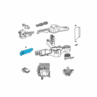 OEM 2007 Dodge Caravan Core-Heater Diagram - 5166533AC