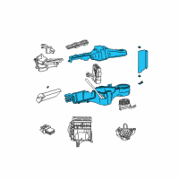 OEM 2003 Dodge Grand Caravan Housing-Blower Motor Diagram - 5019216AC