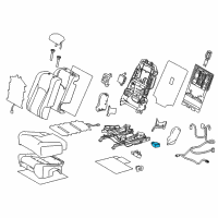 OEM 2017 Lexus RX450h Switch, Rear Power Seat Diagram - 84923-78010