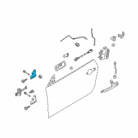 OEM 2014 Ford Mustang Upper Hinge Diagram - 4R3Z-6322800-AA