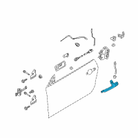 OEM Ford Mustang Handle, Outside Diagram - AR3Z-6322405-AAPTM