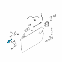 OEM 2009 Ford Mustang Check Strap Diagram - 6R3Z-6323552-AA