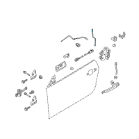 OEM Ford Mustang Lock Rod Diagram - AR3Z-6321852-A