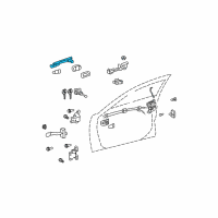 OEM 2018 Toyota Avalon Handle, Outside Diagram - 69210-0T020-J1