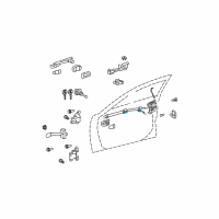 OEM 2011 Toyota Venza Lock Cable Diagram - 69710-0T010