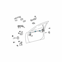 OEM 2014 Toyota Venza Lock Cable Diagram - 69750-0T010