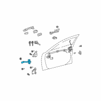 OEM 2012 Toyota Venza Door Check Diagram - 68610-0T010