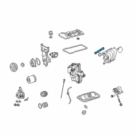 OEM 2014 Lexus CT200h Gasket, Intake Manifold Diagram - 17177-0T020