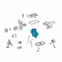 OEM 2019 Toyota Corolla Oil Pump Diagram - 15100-0T050