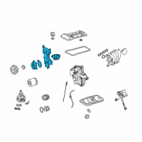 OEM Toyota Corolla iM Front Cover Diagram - 11310-0T010