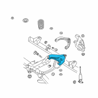 OEM 2010 Dodge Ram 3500 Front Lower Control Arm Diagram - 52121516AE