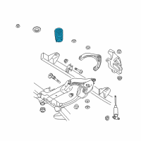 OEM 2011 Ram 3500 Front Coil Spring Diagram - 68050577AA