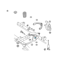 OEM 2012 Ram 3500 BUSHING-Control Arm Diagram - 52121520AB