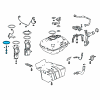 OEM Honda Clarity Set, Pressure Regulator Assembly Diagram - 17052-TRW-A00